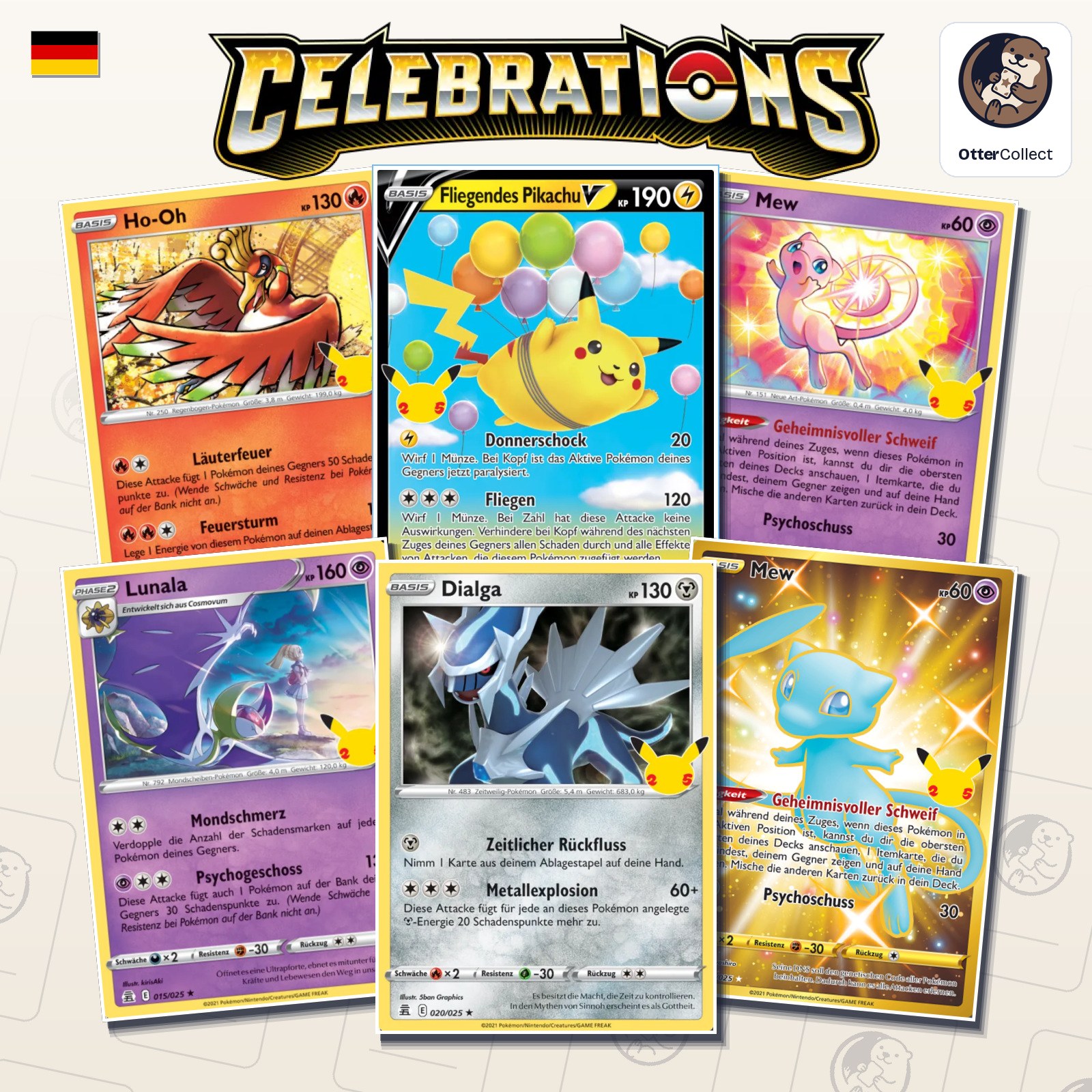 Pokémon TCG Celebrations Einzelkarten (Cover)