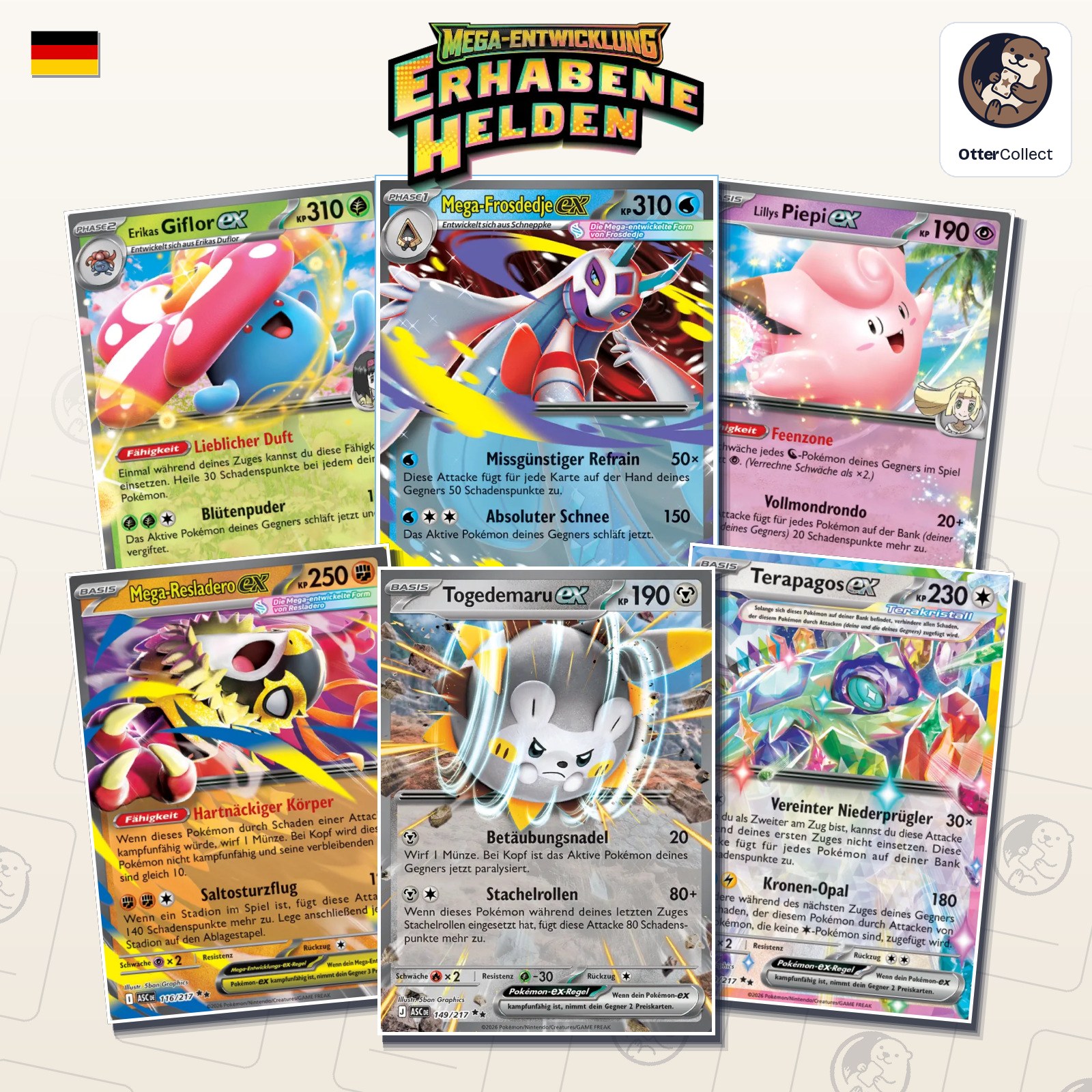 Erhabene Helden Einzelkarten