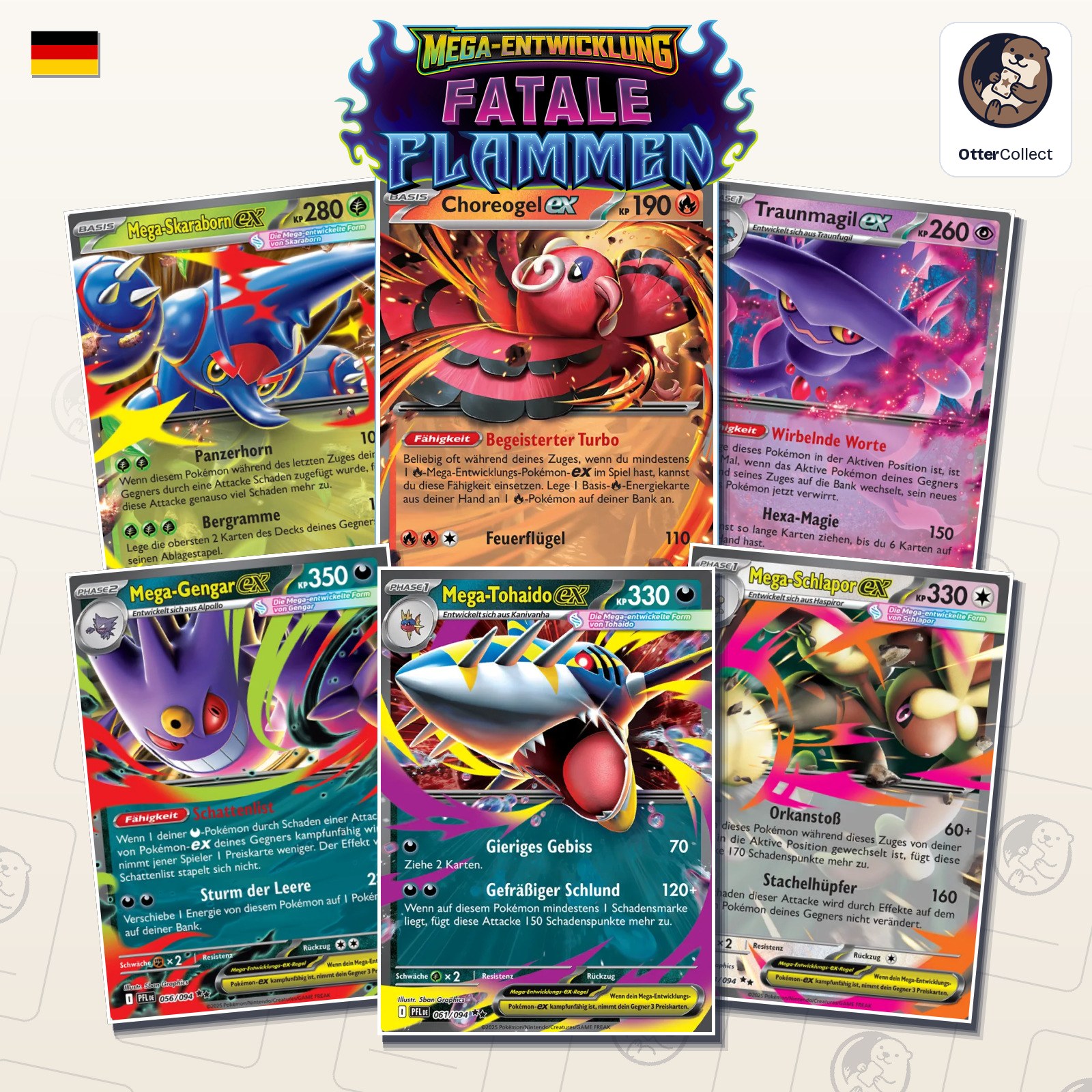 Pokémon TCG Fatale Flammen Einzelkarten (Cover)