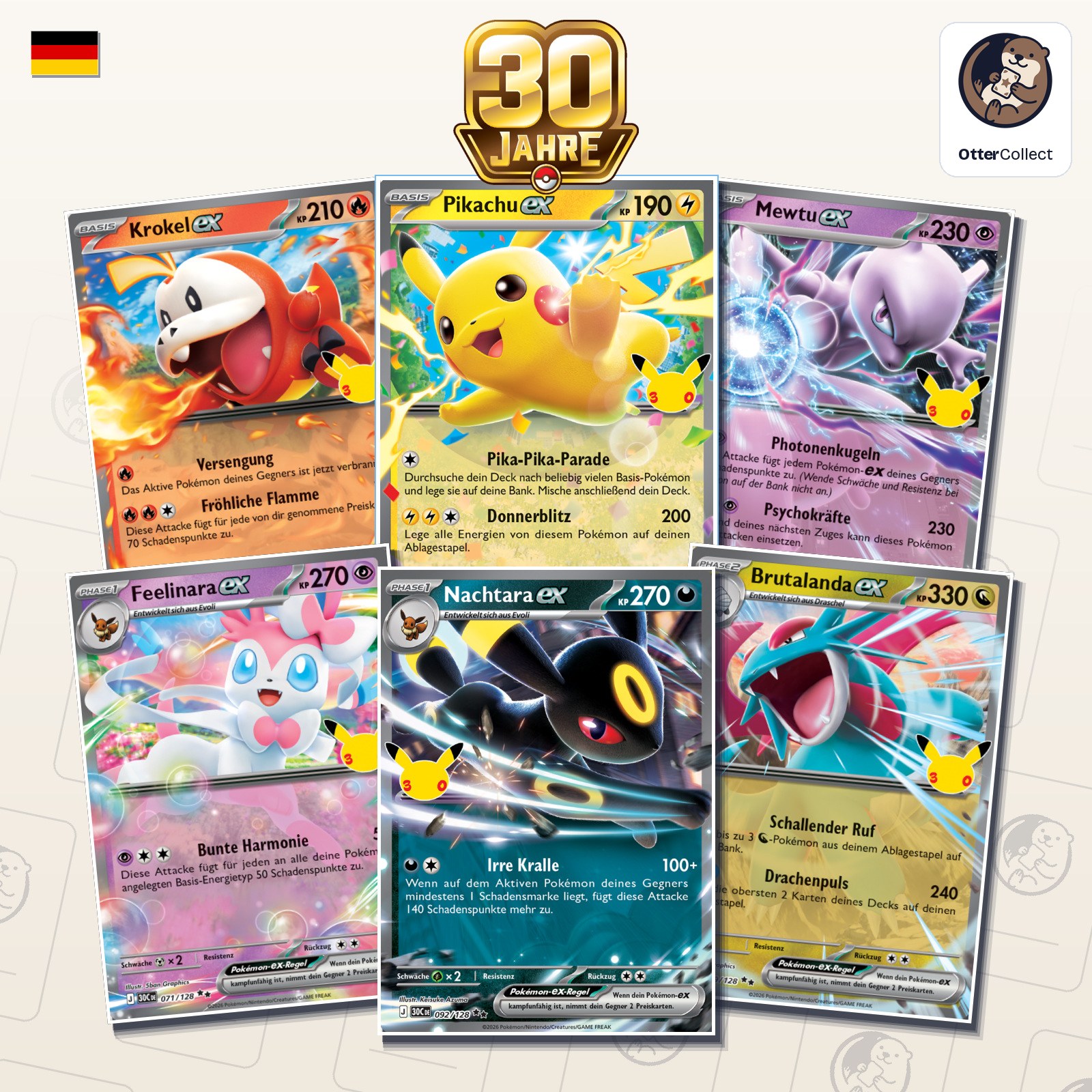 Pokémon TCG 30 Jahre Einzelkarten (Cover)