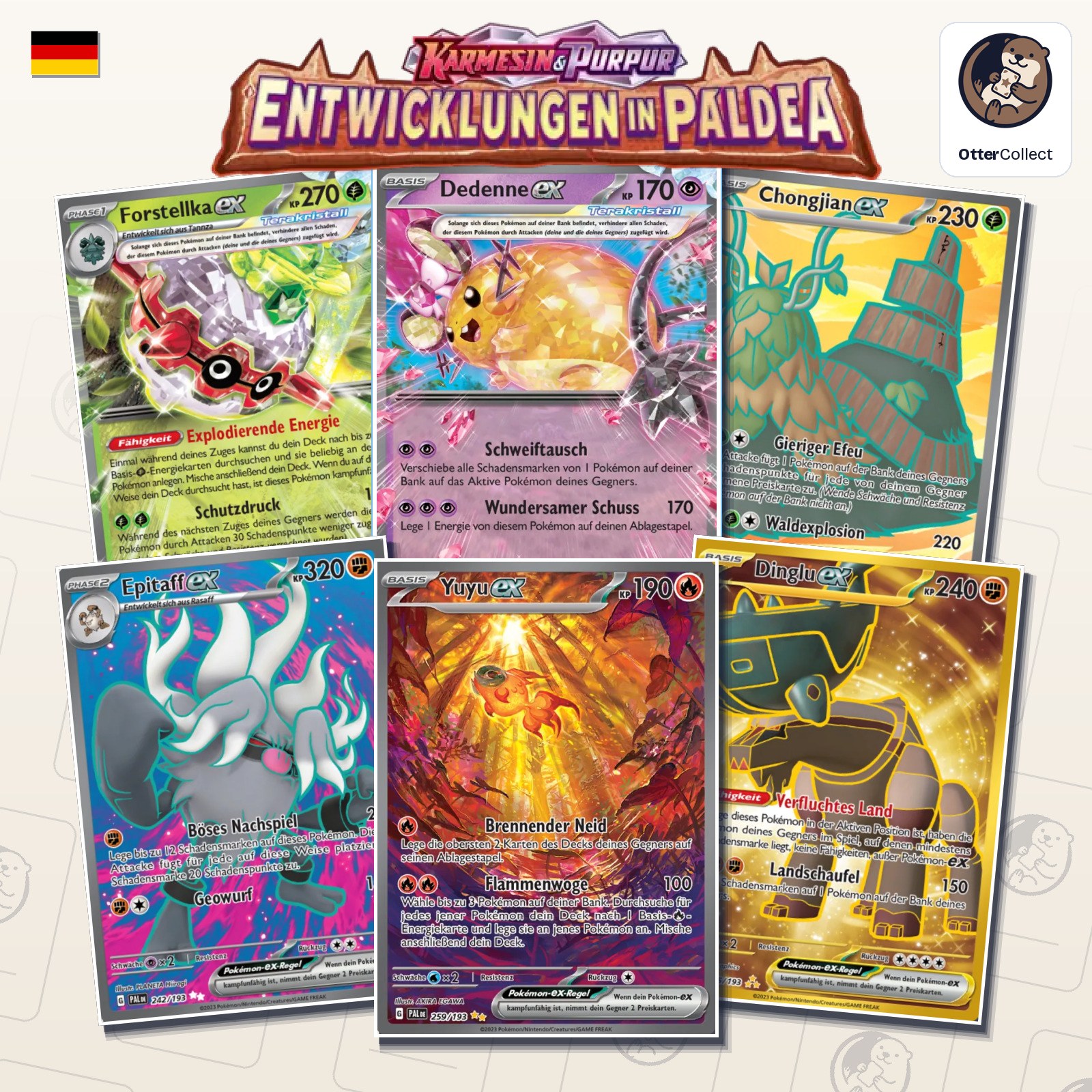 Pokémon TCG Entwicklungen in Paldea Einzelkarten (Cover)