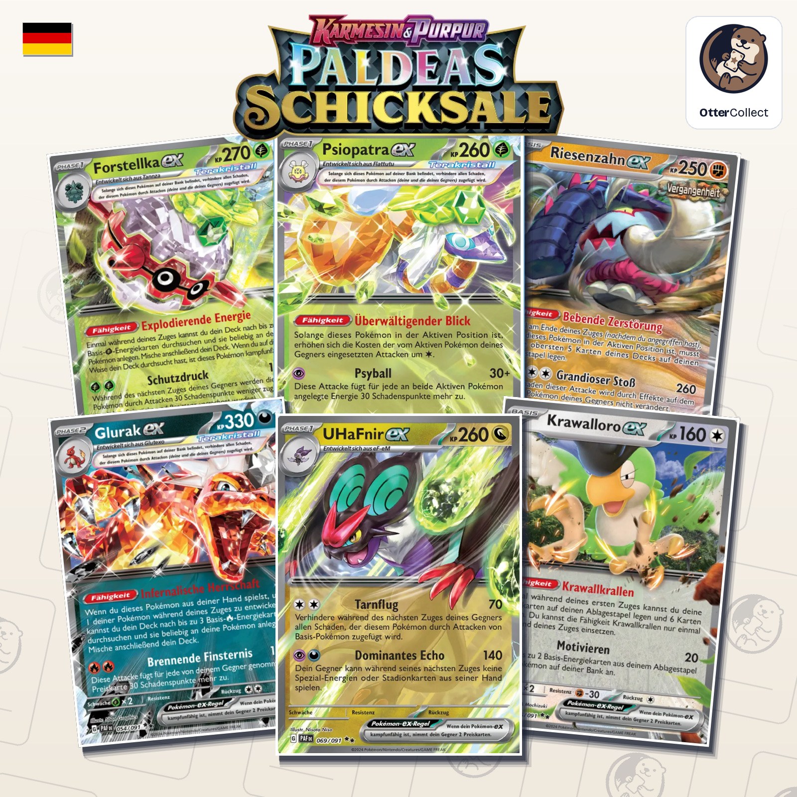 Pokémon TCG Paldeas Schicksale Einzelkarten (Cover)