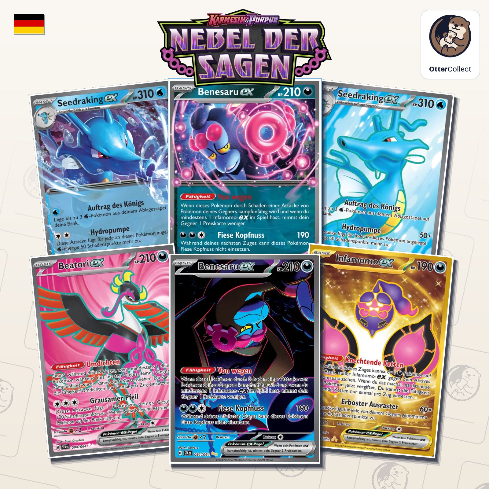 Pokémon TCG Nebel der Sagen Einzelkarten (Cover)