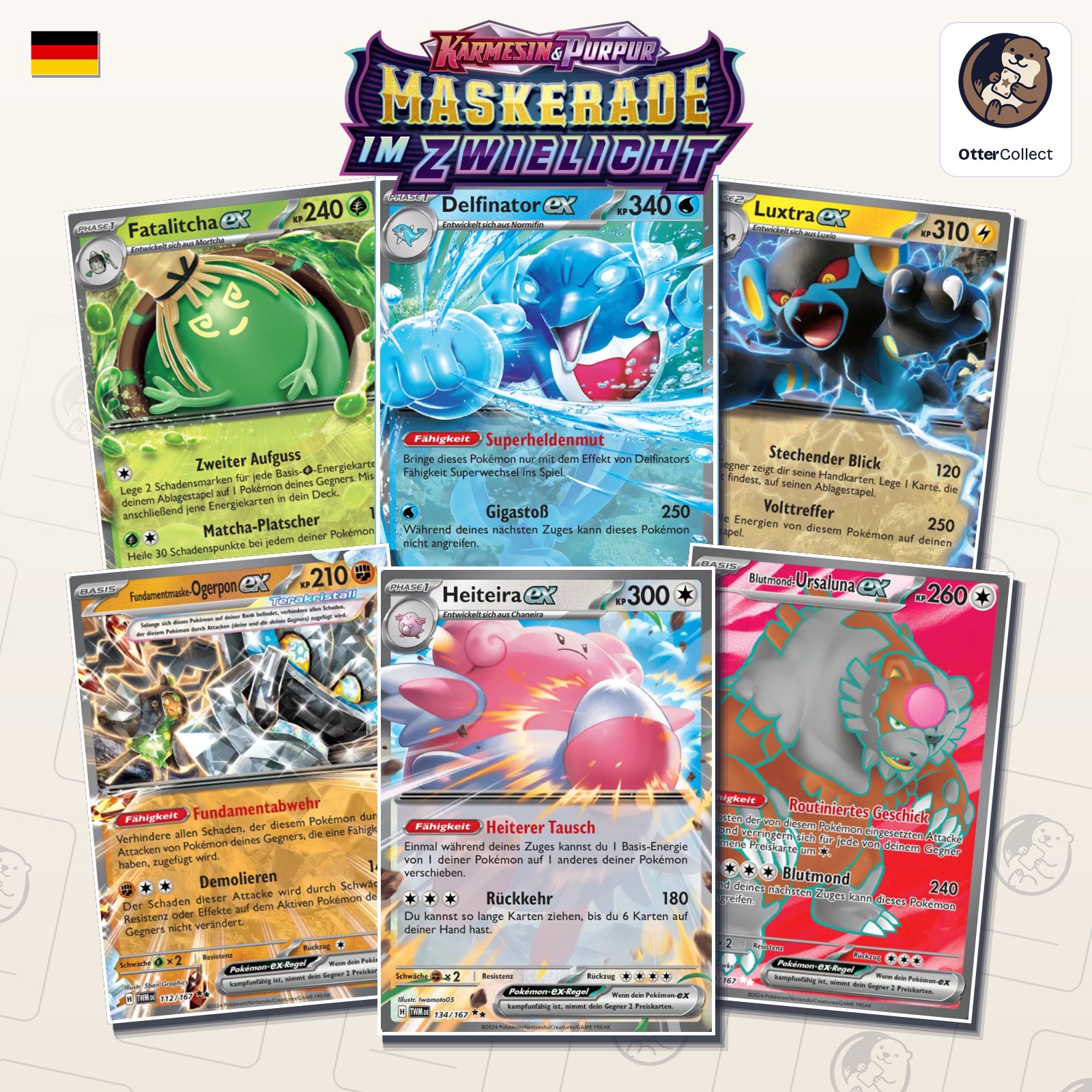 Pokémon TCG Maskerade im Zwielicht Einzelkarten (Cover)