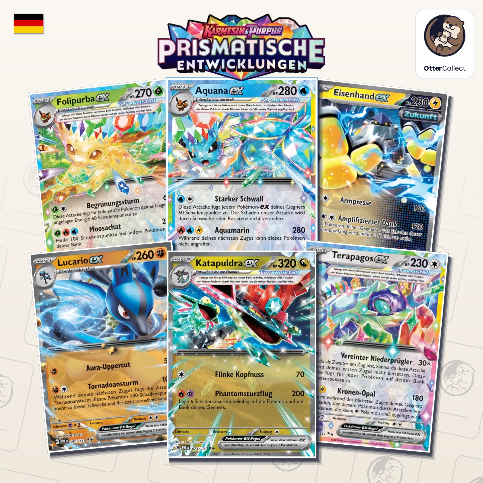 Pokémon TCG Prismatische Entwicklungen Einzelkarten (Cover)