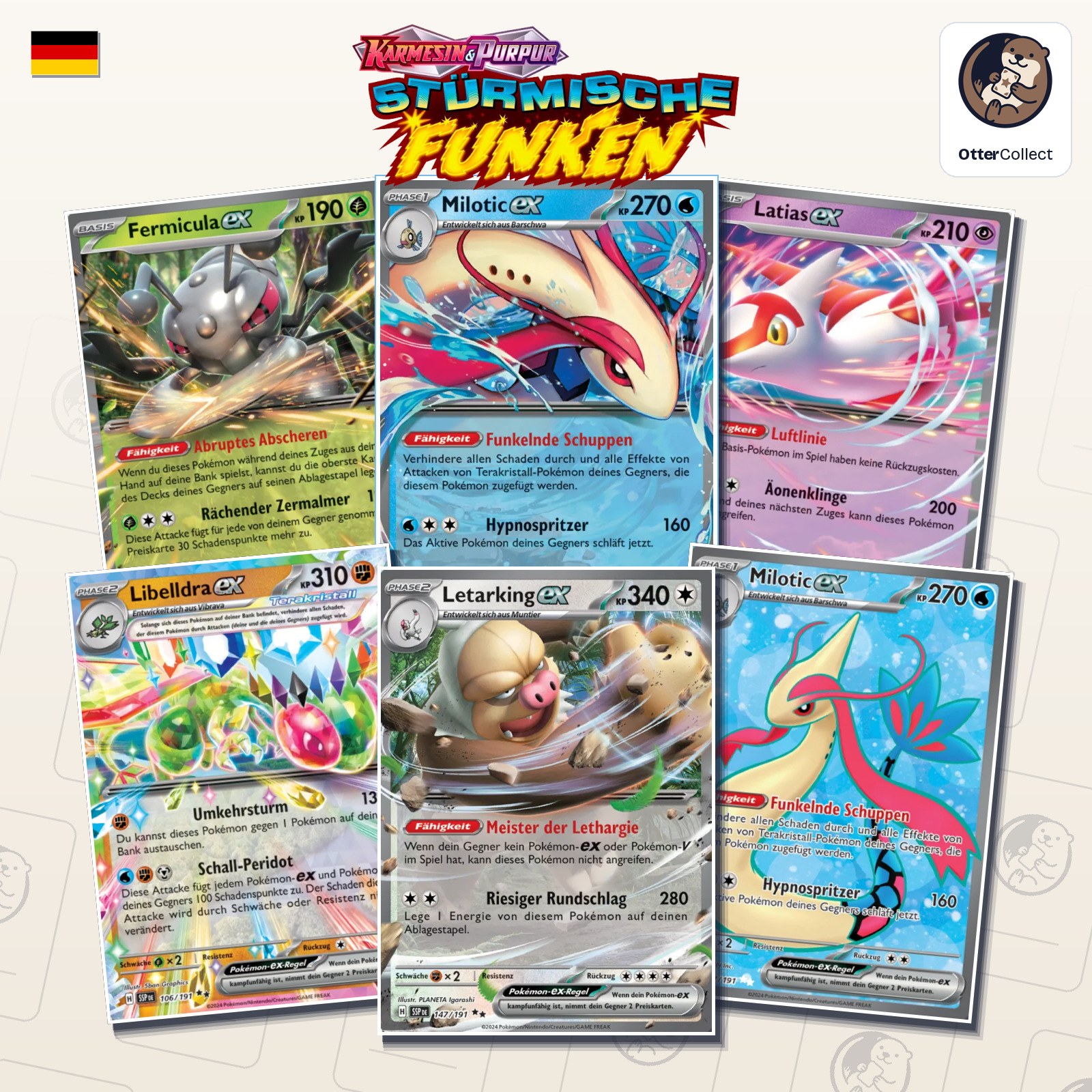 Pokémon TCG Stürmische Funken Einzelkarten (Cover)