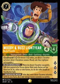 Woody & Buzz Lightyear - Beste Freunde 028 – Angriff der Ranke!, Lorcana-Karte Deutsch