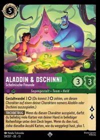 Aladdin & Dschinni - Schelmische Freunde 059 – Angriff der Ranke!, Lorcana-Karte Deutsch