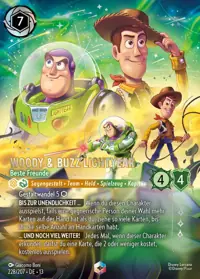 Woody & Buzz Lightyear - Beste Freunde 228/207 – Angriff der Ranke!, Lorcana-Karte Deutsch