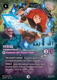 Merida - Irrlichtbeschwörerin 231/207 – Angriff der Ranke!, Lorcana-Karte Deutsch