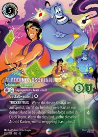 Aladdin & Dschinni - Schelmische Freunde 232/207 – Angriff der Ranke!, Lorcana-Karte Deutsch