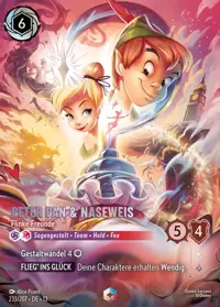 Peter Pan & Naseweis - Flinke Freunde 233/207 – Angriff der Ranke!, Lorcana-Karte Deutsch