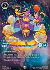 Winnie Puuh & Ferkel - Honig-Magier 234/207 – Angriff der Ranke!, Lorcana-Karte Deutsch
