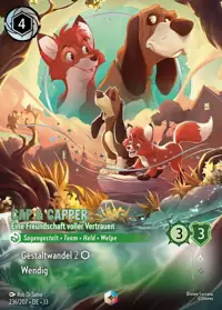 Cap & Capper - Eine Freundschaft voller Vertrauen 236/207 – Angriff der Ranke!, Lorcana-Karte Deutsch