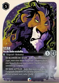 Scar - Von der Ranke erschaffen 243/207 – Angriff der Ranke!, Lorcana-Karte Deutsch