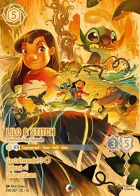 Lilo & Stitch - Lebenslustige Freunde 244/207 – Angriff der Ranke!, Lorcana-Karte Deutsch