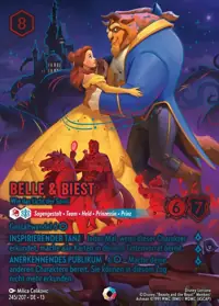 Belle & Biest - Wie das Licht der Sonn' 245/207 – Angriff der Ranke!, Lorcana-Karte Deutsch