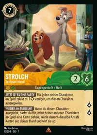 Strolch - Schlauer Hund 010 – Archazias Insel, Lorcana-Karte Deutsch