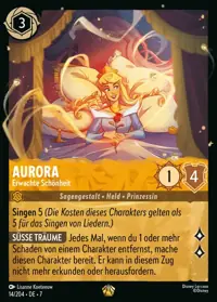 Aurora - Erwachte Schönheit 014 – Archazias Insel, Lorcana-Karte Deutsch