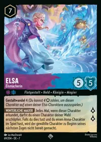 Elsa - Eismacherin 069 – Archazias Insel, Lorcana-Karte Deutsch