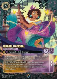 Mirabel Madrigal - Musikalisch begabt 206/204 – Archazias Insel, Lorcana-Karte Deutsch
