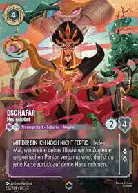 Dschafar - Neu gekrönt 210/204 – Archazias Insel, Lorcana-Karte Deutsch