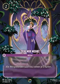 Zeig mir mehr! 211/204 – Archazias Insel, Lorcana-Karte Deutsch