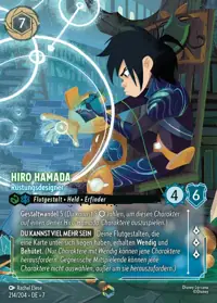 Hiro Hamada - Rüstungsdesigner 214/204 – Archazias Insel, Lorcana-Karte Deutsch
