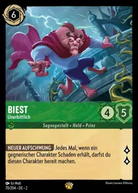 Biest - Unerbittlich 070 – Aufstieg der Flutgestalten, Lorcana-Karte Deutsch
