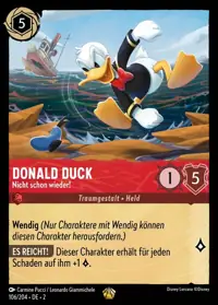 Donald Duck - Nicht schon wieder! 106 – Aufstieg der Flutgestalten, Lorcana-Karte Deutsch