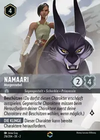 Namaari - Morgennebel 216/204 – Aufstieg der Flutgestalten, Lorcana-Karte Deutsch
