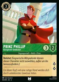 Prinz Phillip - Königlicher Entdecker 083 – Azurblaues Meer, Lorcana-Karte Deutsch