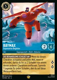 Baymax - Gepanzerter Begleiter 157 – Azurblaues Meer, Lorcana-Karte Deutsch