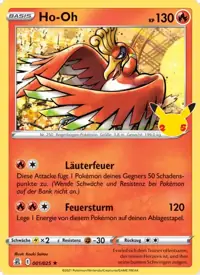 Ho-Oh 001/025 – Celebrations (CEL), Pokémon-Karte Deutsch