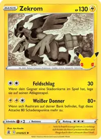 Zekrom 010/025 – Celebrations (CEL), Pokémon-Karte Deutsch