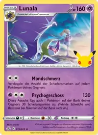 Lunala 015/025 – Celebrations (CEL), Pokémon-Karte Deutsch
