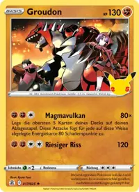 Groudon 017/025 – Celebrations (CEL), Pokémon-Karte Deutsch