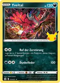 Yveltal 019/025 – Celebrations (CEL), Pokémon-Karte Deutsch