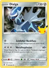 Dialga 020/025 – Celebrations (CEL), Pokémon-Karte Deutsch