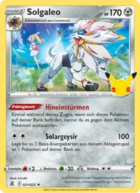 Solgaleo 021/025 – Celebrations (CEL), Pokémon-Karte Deutsch