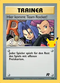 Hier kommt Team Rocket! 15/82 – Celebrations Klassische Kollektion (CEL:CC), Pokémon-Karte Deutsch