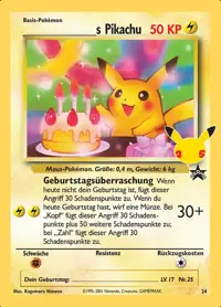 ________________s Pikachu 24 – Celebrations Klassische Kollektion (CEL:CC), Pokémon-Karte Deutsch