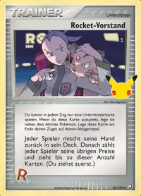 Rocket-Vorstand 86/109 – Celebrations Klassische Kollektion (CEL:CC), Pokémon-Karte Deutsch