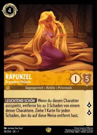 Rapunzel - Begnadete Heilerin 018 – Das erste Kapitel, Lorcana-Karte Deutsch