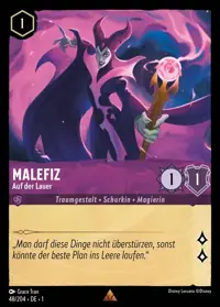 Malefiz - Auf der Lauer 048 – Das erste Kapitel, Lorcana-Karte Deutsch