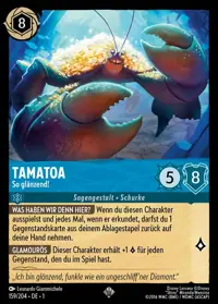 Tamatoa - So glänzend! 159 – Das erste Kapitel, Lorcana-Karte Deutsch