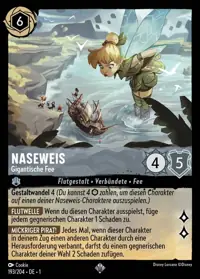 Naseweis - Gigantische Fee 193 – Das erste Kapitel, Lorcana-Karte Deutsch