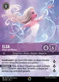 Elsa - Magie des Winters 207/204 – Das erste Kapitel, Lorcana-Karte Deutsch