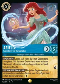Arielle - Sammlerin von Kuriositäten 156 – Die Stadt Hyperia, Lorcana-Karte Deutsch