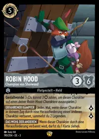 Robin Hood - Champion von Sherwood 190 – Die Tintenlande, Lorcana-Karte Deutsch